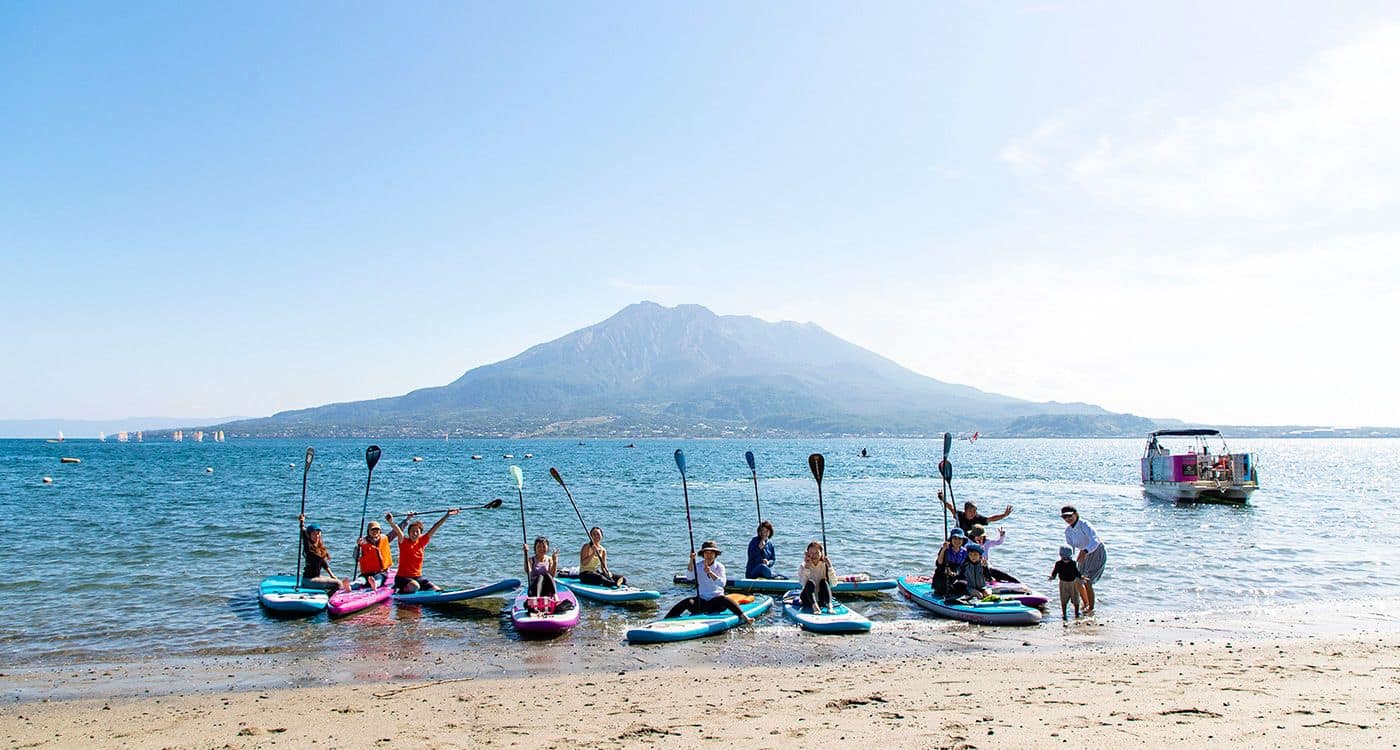 kagowa kagoshima outdoor activities wellness yoga SUP boat cruises holiday tours bookings kyushu japan
